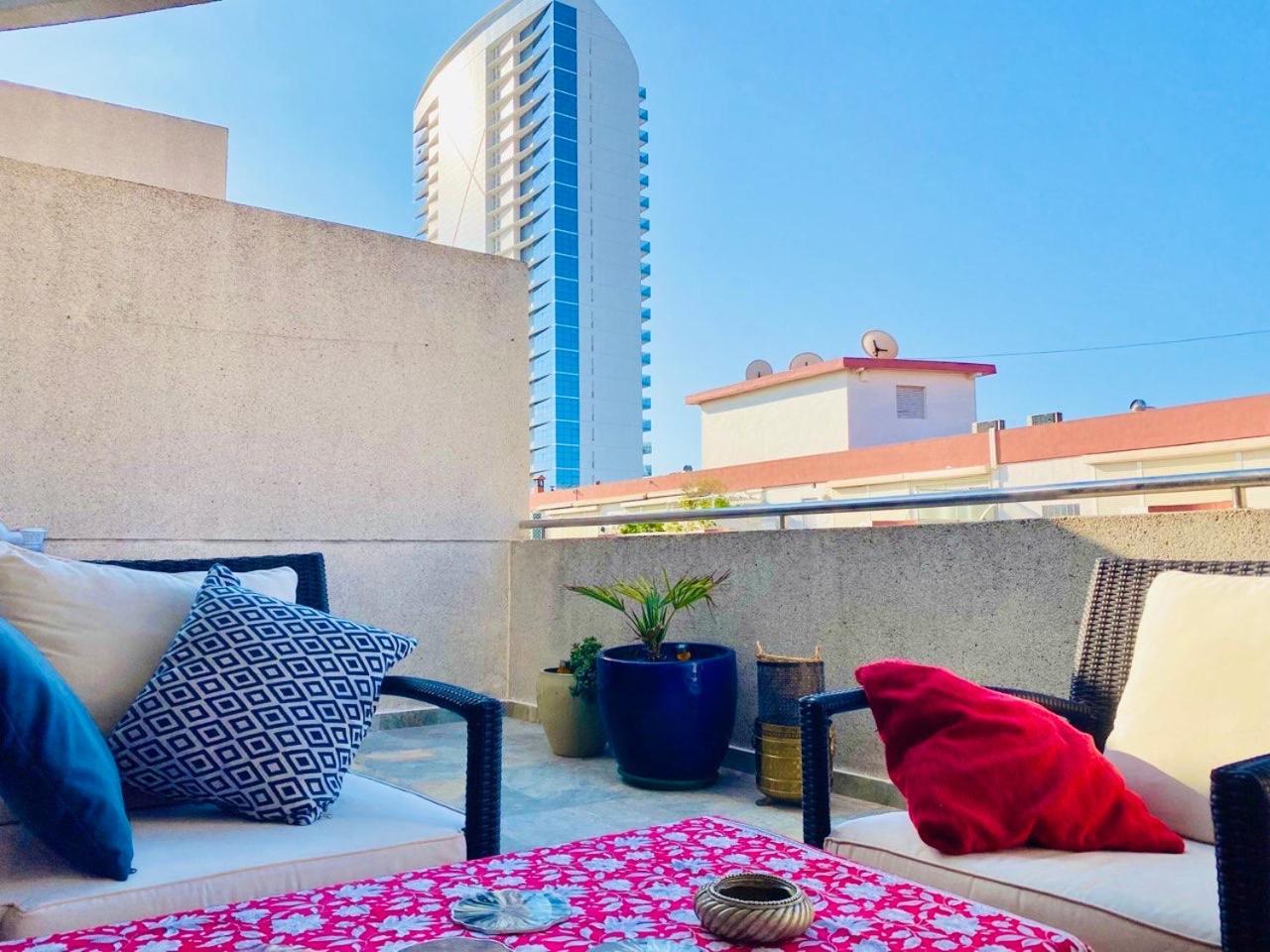 Sky Apartment Planta Ultima, Gran Terraza En Techo, 5 Minutos De La Playa カルプ エクステリア 写真